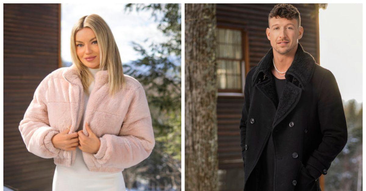 (l-r): Jess and Kory's promotional photos for 'Winter House' Season 2.