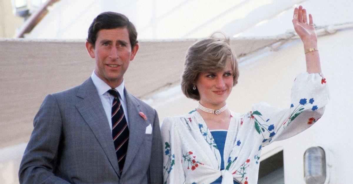 Prince Charles and Prince Diana on their honeymoon cruise in 1981.