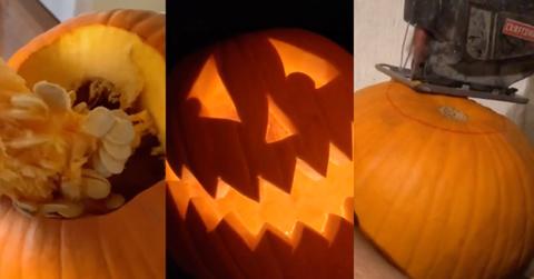 pumpkin-carving hacks on tiktok