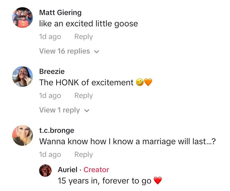 Commenters praise the prank and enjoy the husband's reaction