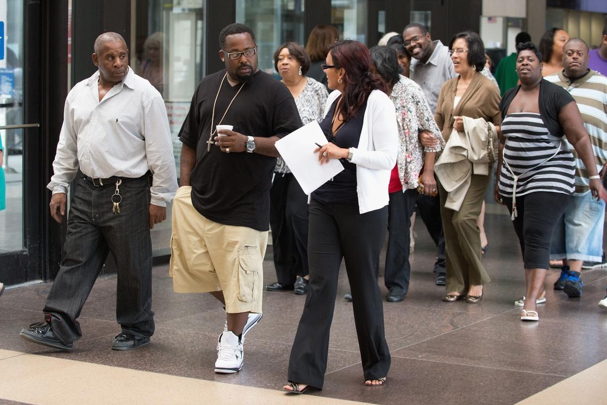 Family and friends of the deceased attend William Balfour's trial, including Julian's father, Gregory (second from left)