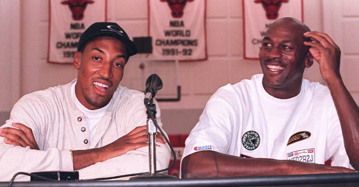 scottie pippen and michael jordan