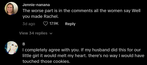TikTok Mom Takes Cookie Dad Promised Daughter, Internet Erupts