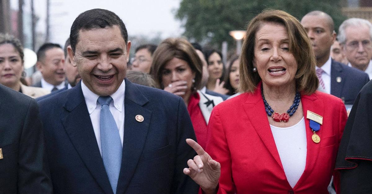 Henry Cuellar and Nancy Pelosi