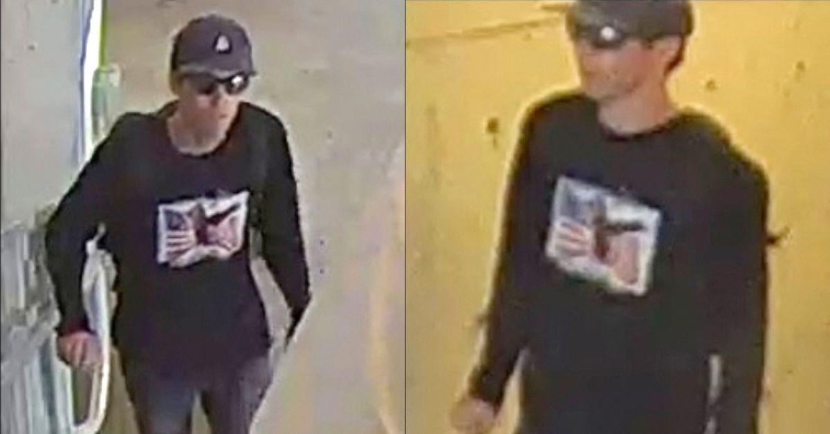 Security footage of the suspect. 