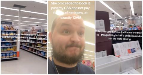 walgreens customer won't leave tiktok