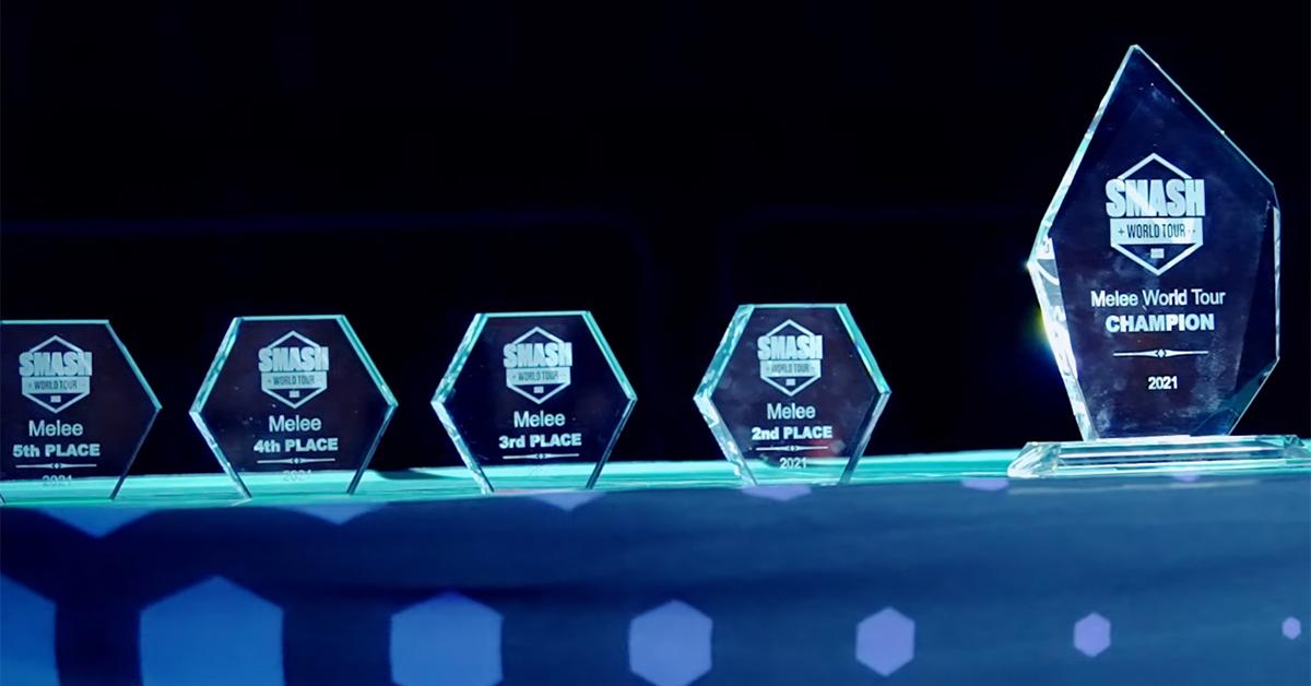 Smash World Tour 2021 trophies