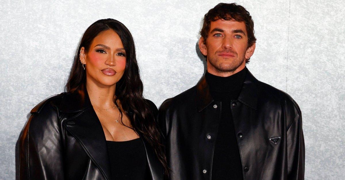 Cassie and husband Alex Fine at the MobLand premiere in 2025.