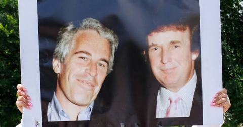 (L-R): Jeffrey Epstein and Donald Trump