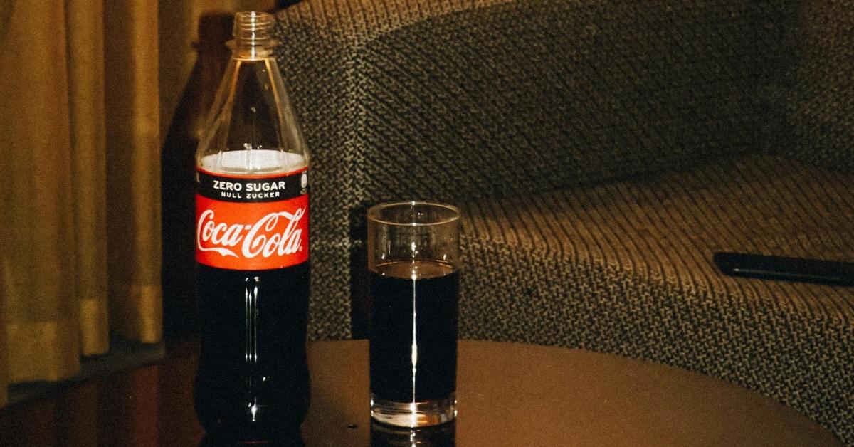 Coke Zero on a table 