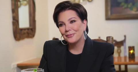 Kris Jenner at a restaurant in Hulu's 'The Kardashians'
