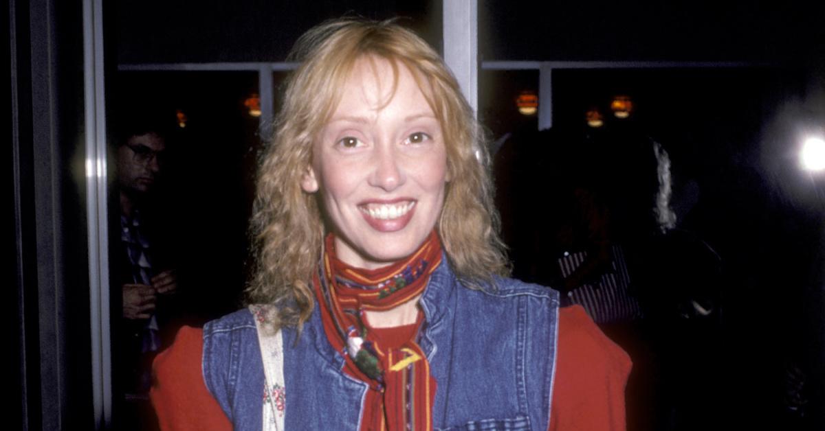 Shelley Duvall smiles at an event