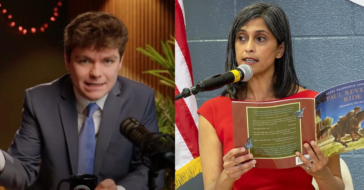 Nick Fuentes and Usha Vance