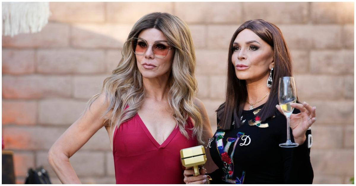 (l-r): Heather Dubrow and Tamra Judge