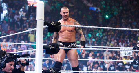 Randy Orton enters the ring at WWE SummerSlam 2015 at Barclays Center on Aug. 23, 2015.