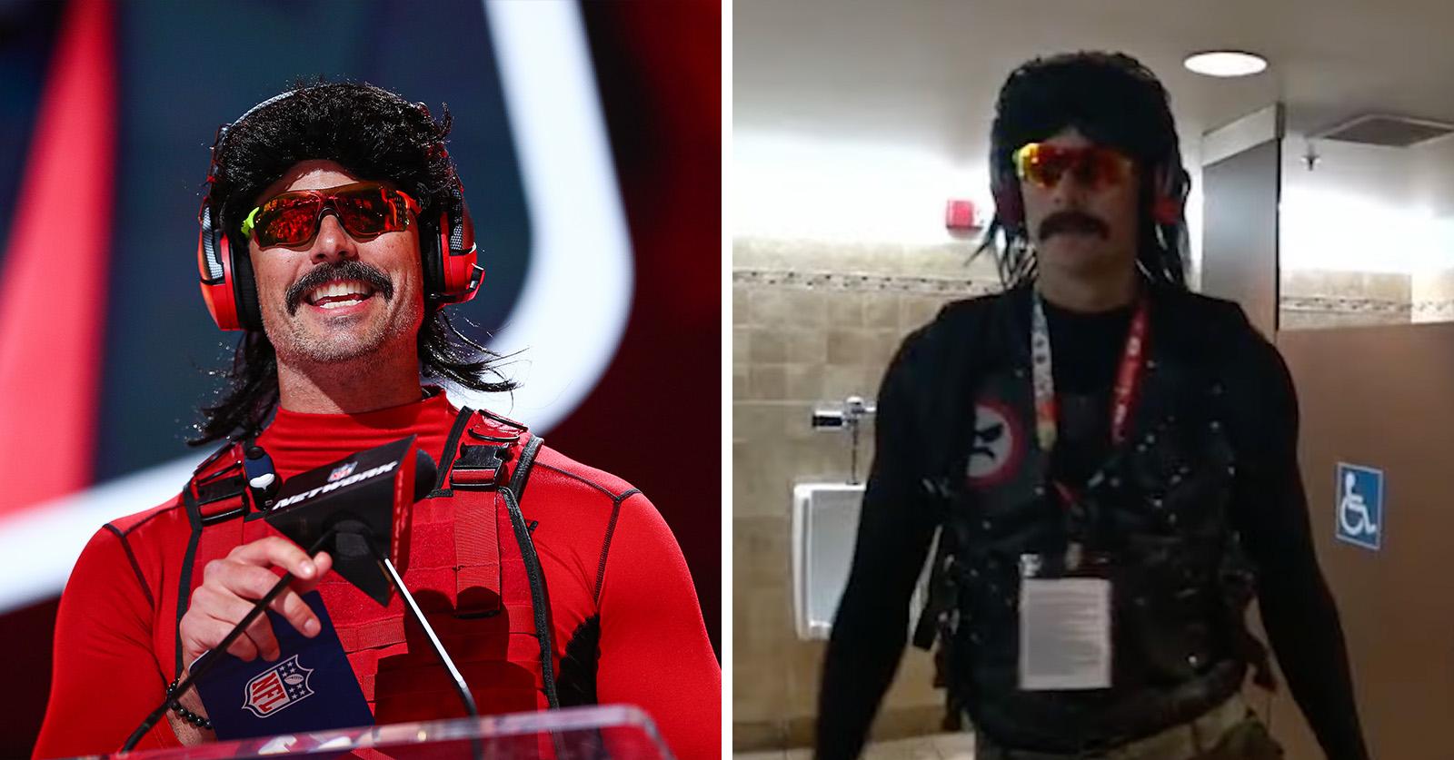 dr disrespect bathroom