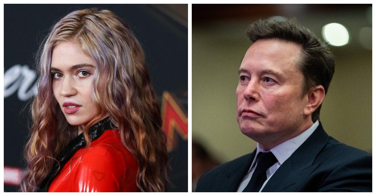 Claire Elise Boucher, who goes by Grimes, and Elon Musk