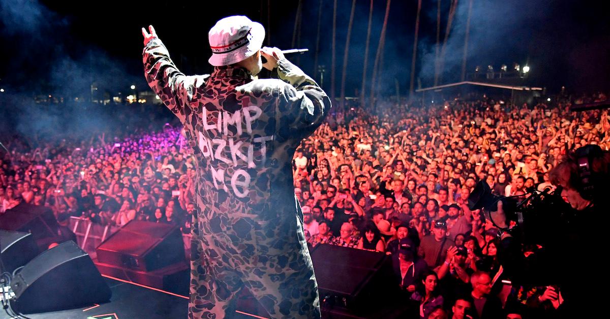 Fred Durst performs with Limp Bizkit