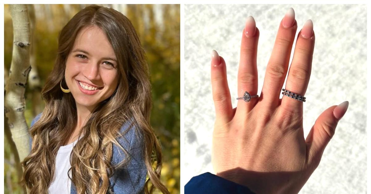 (L-R): Shari Franke; Shari Franke's engagement ring