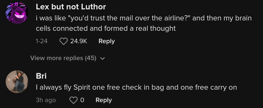 spirit airlines baggage hack