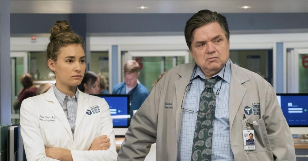 Sarah Reese and Dr. Charles at Gaffney in 'Chicago Med'