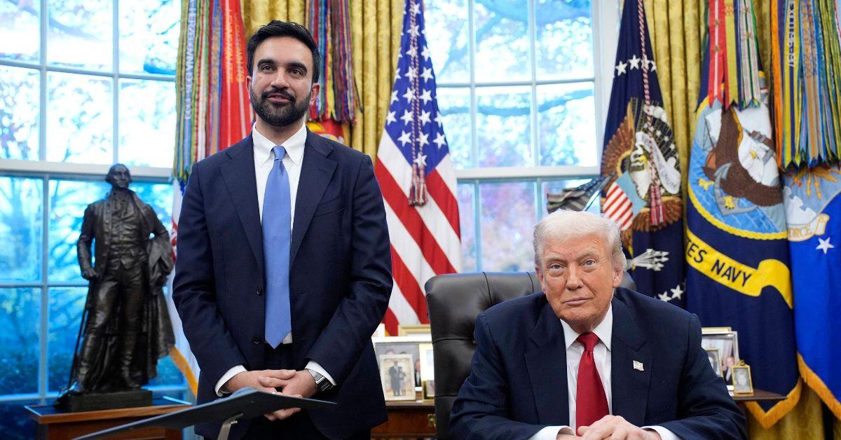 Donald Trump and Zohran Mamdani in the White House. 