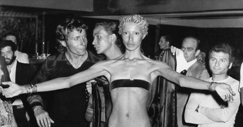 Donyale Luna at a fashion show