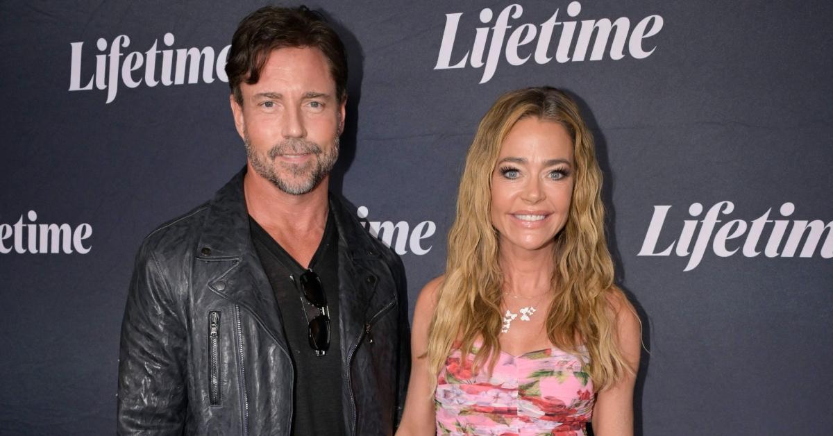 (l-r): Aaron Phypers and Denise Richards