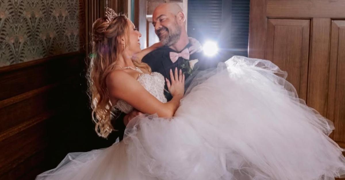 Victoria Goodwin with her husband Aaron Goodwin