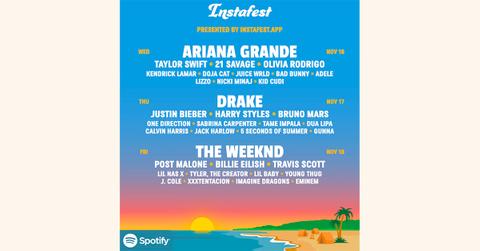 Instafest Lineup