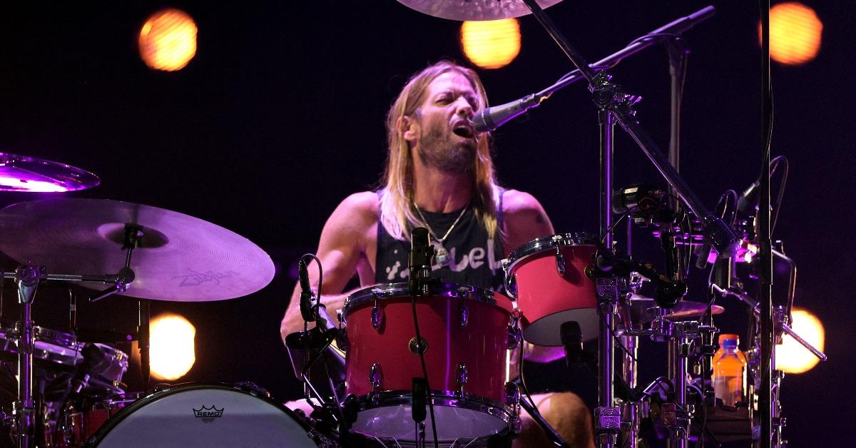 Taylor Hawkins performs.