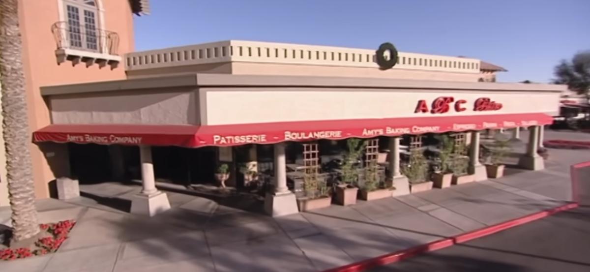 The outside of Amy's Baking Company restaurant.