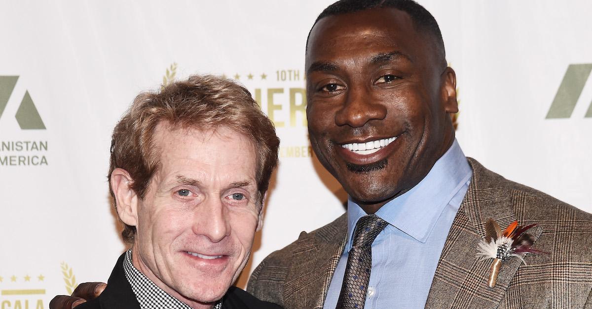 Skip Bayless and Shannon Sharpe attends the 2016 IAVA Heroes Gala at Cipriani 42nd Street on November 10, 2016 in New York City