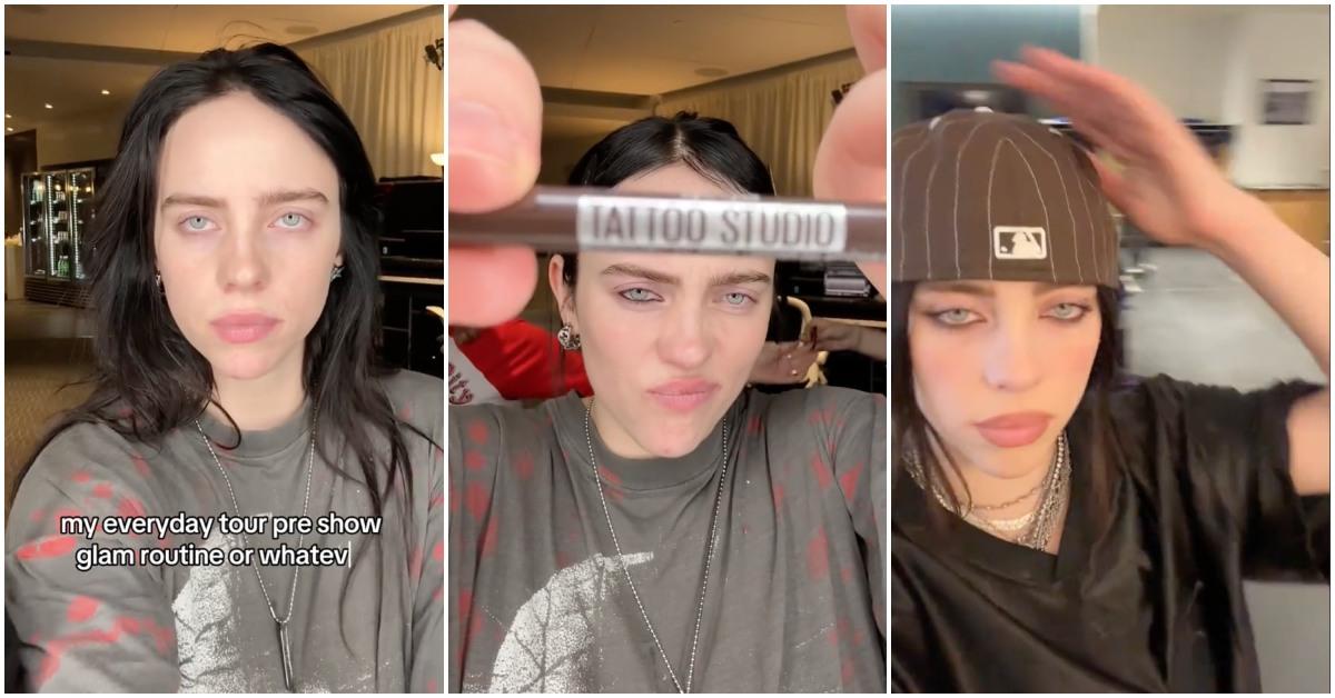 Every product Billie Eilish used in her makeup tutorial.