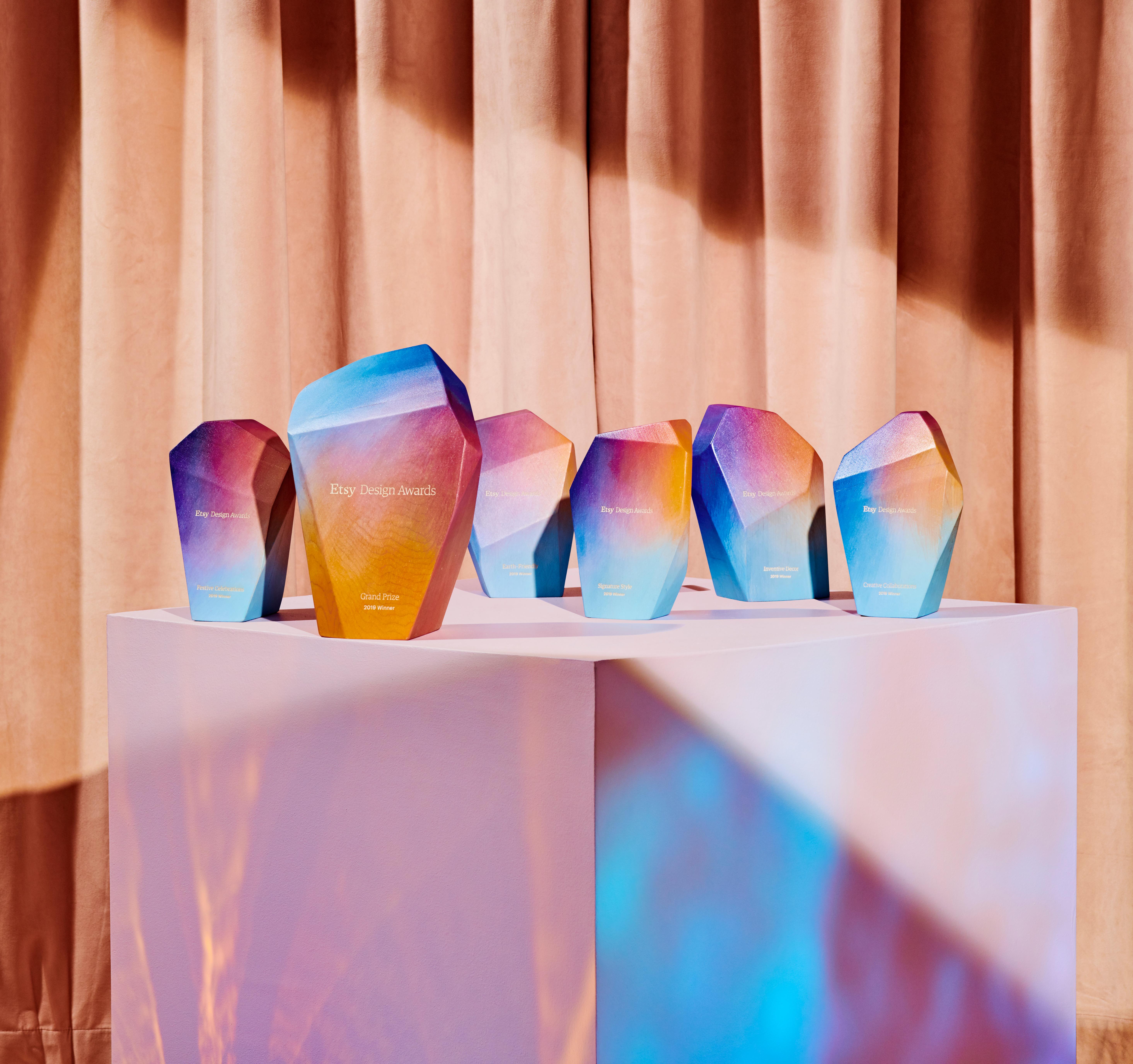 etsy design award trophies _ credit_ ted chelsea