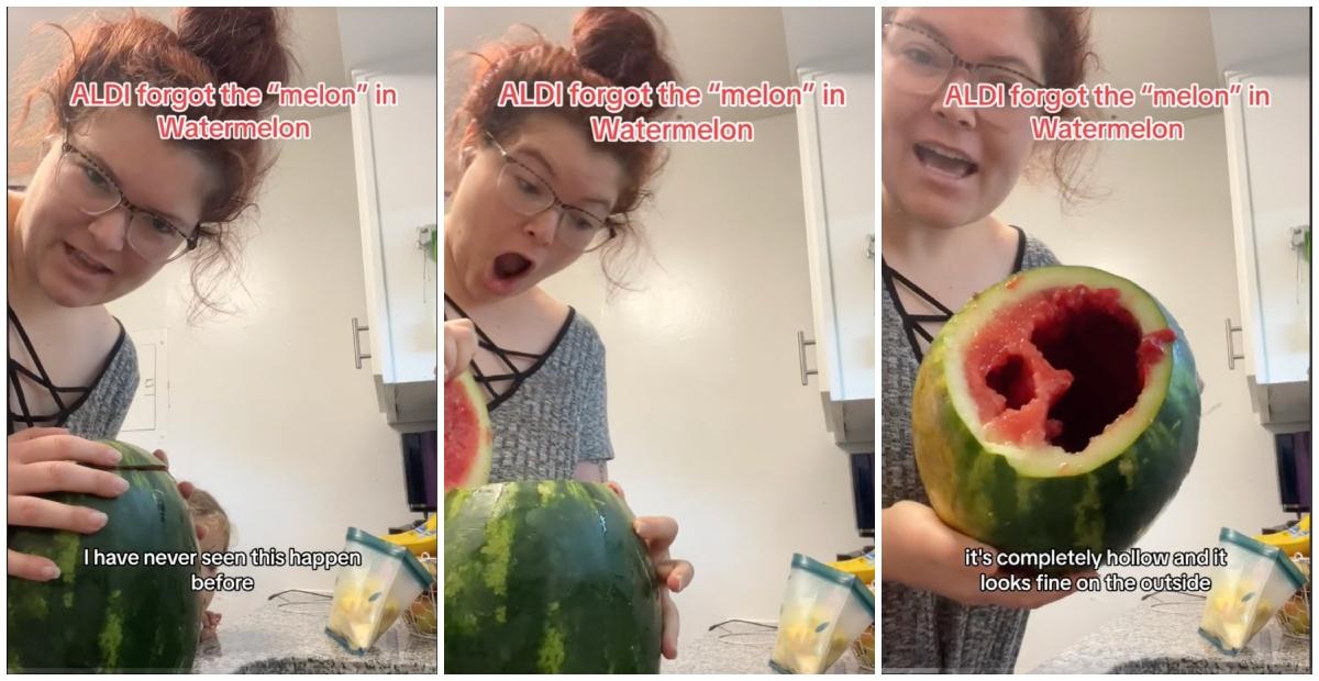 tiktoker @mommakalin hollow watermelon
