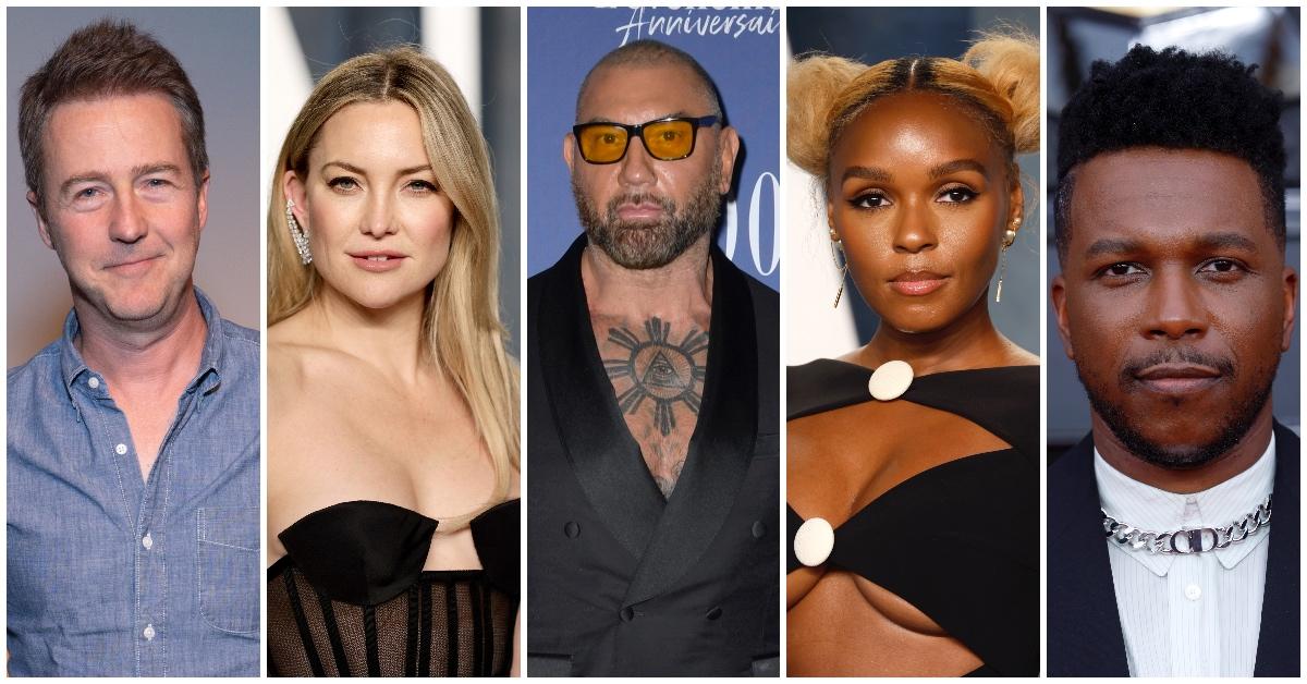 Edward Norton, Kate Hudson, Dave Bautista, Janelle Monaé and Leslie Odom Jr.