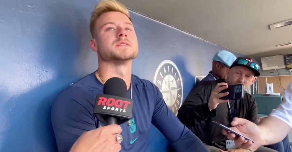 Jarred Kelenic Is Really, Really Sorry About Kicking That Water