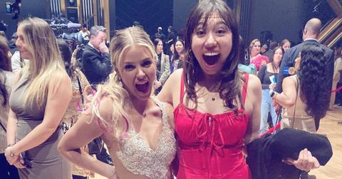 Ariana Madix and Ann Maddox on the ballroom floor on Dancing With the Stars