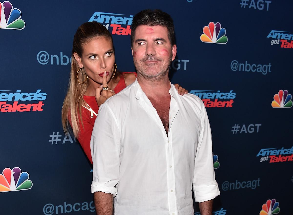 heidi klum simon cowell