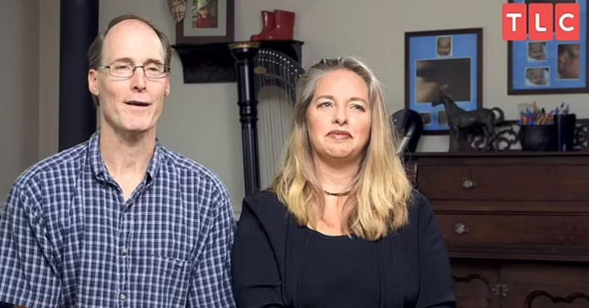 Kim Plath and Barry Plath sit side-by-side during a confessional