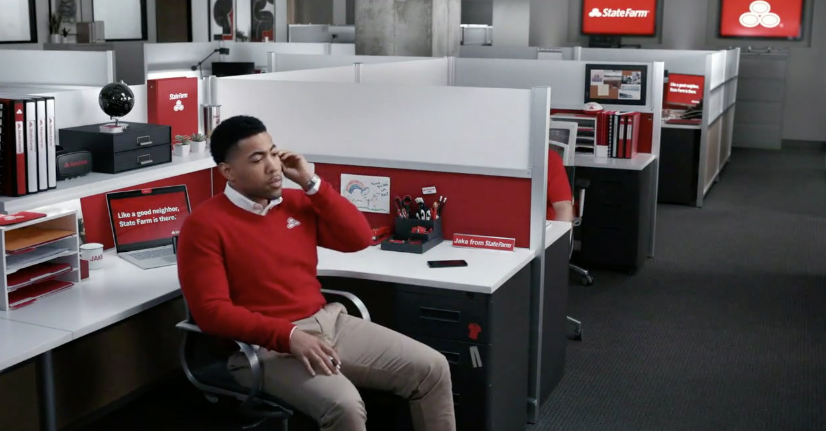 mime state farm actor