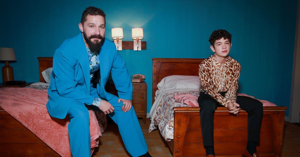 Shia LaBeouf and Noah Jupe, who plays a younger version of him in 'Honey Boy.'