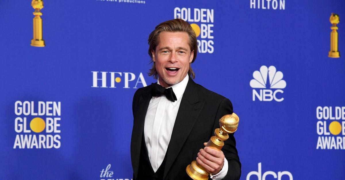 brad pitt at 2020 golden globes