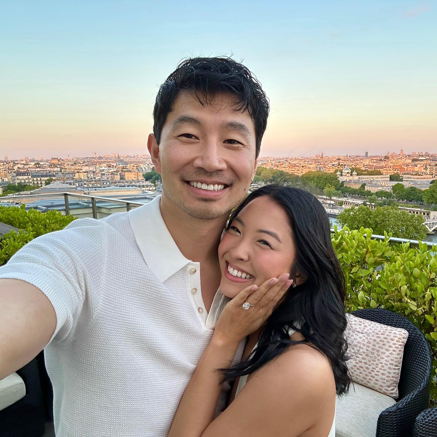 Canadian actor Simu Liu and his longtime girlfriend, Allison Hsu, got engaged in May 2025.
