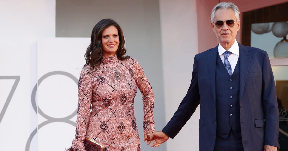 Andrea Bocelli, 60, cosies up to wife Veronica Berti, 35