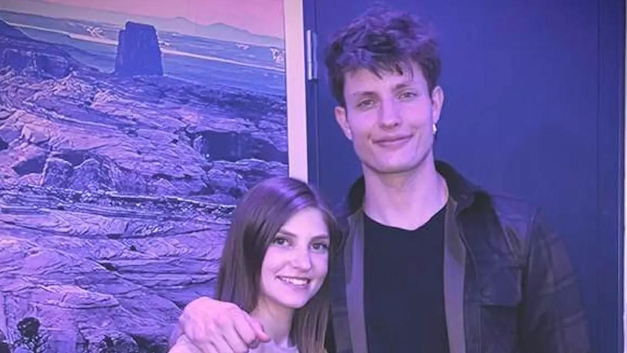 Matt Rife and his half-sister Taylor Frazier