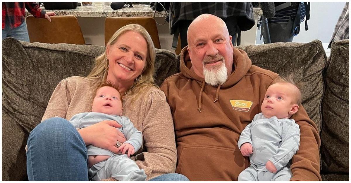 (l-r): Christine and David with Christine daughter Mykelti Padron's baby twins