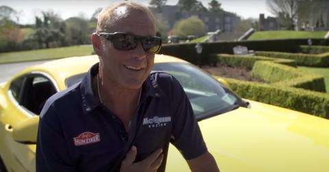 Chad McQueen test drives cars in Ireland