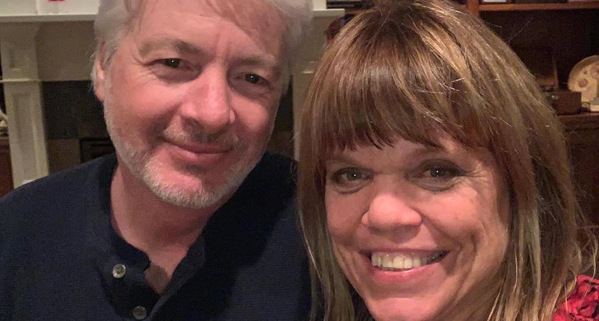Amy Roloff and Chris Marek sharing a romantic moment